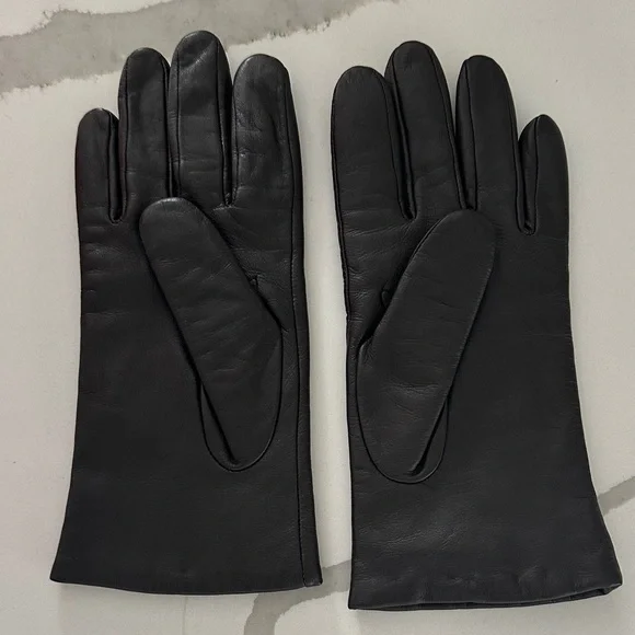 Isotoner leather Thinsulate gloves women 7.5 - Picture 2 of 6